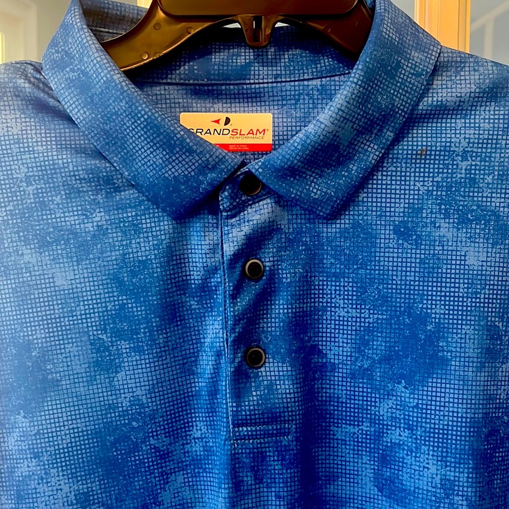 Men’s Blue XL Polo Golf Athletic Shir